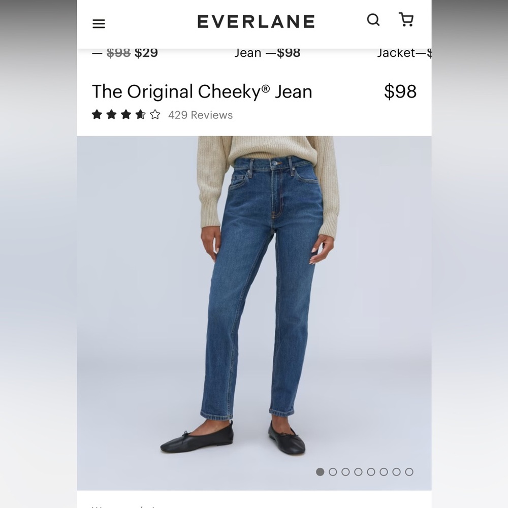 Everlane the cheeky jean